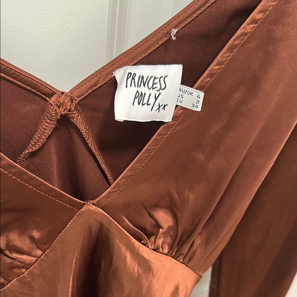 Princess Polly Rust Mini Dress - Picture 4 of 5